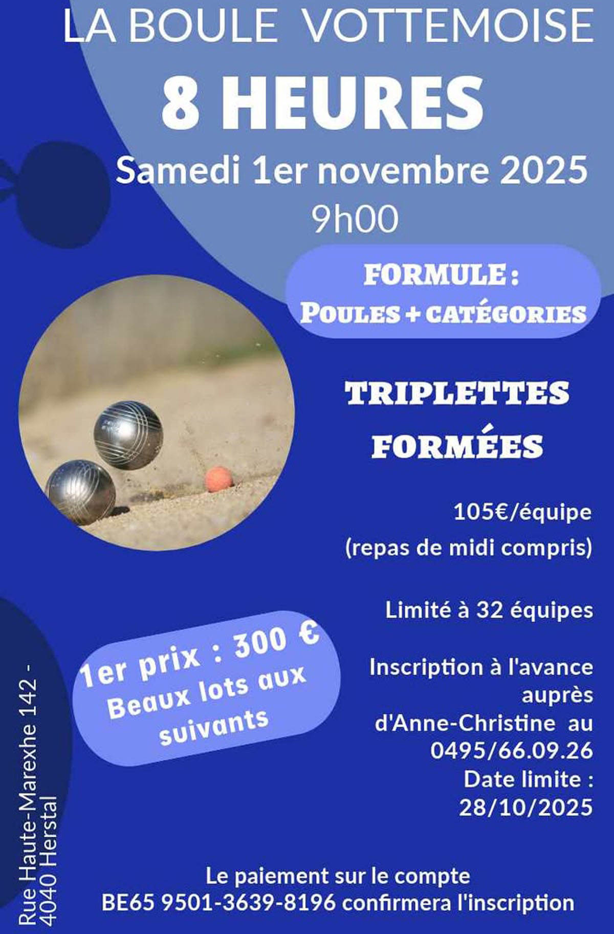 B05    8 Heures   01 Nov 2025