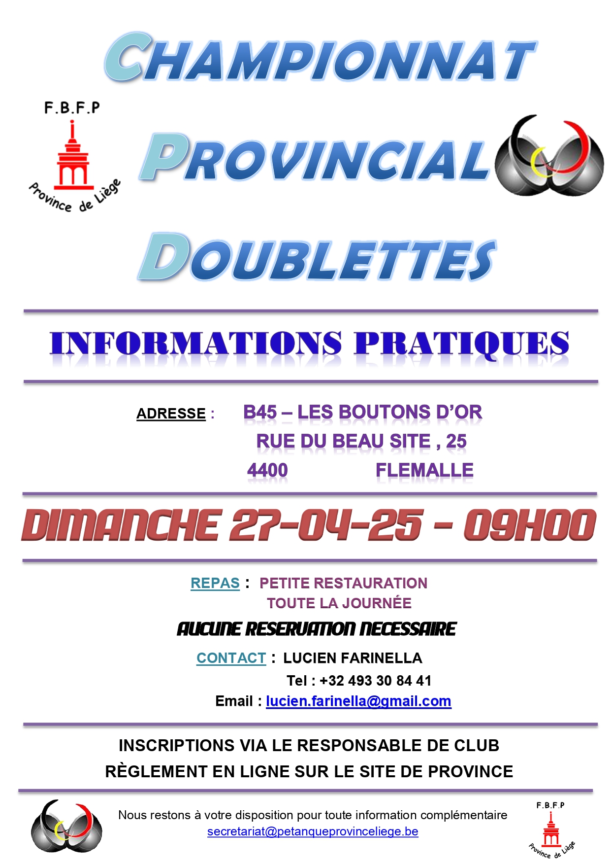 B45 INFOS PRATIQUES CPD 2025
