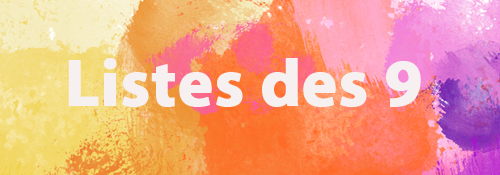 bandeau listes des 9