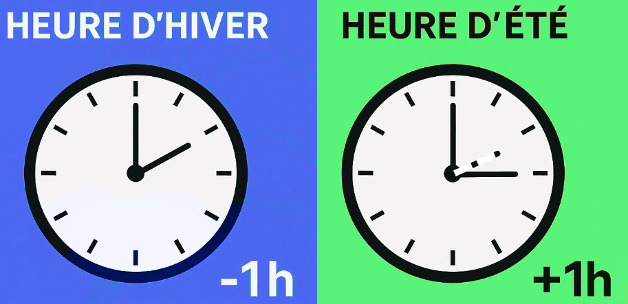 passage heure hiver  ete